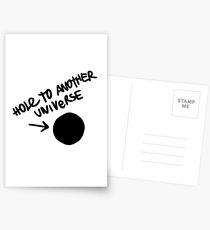 Loch zu einem anderen Universum Postkarten