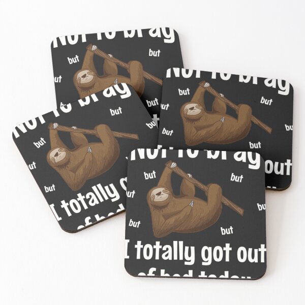 Item preview, Funny Sloth Gifts who Love Bed designed and sold by SharonBender.