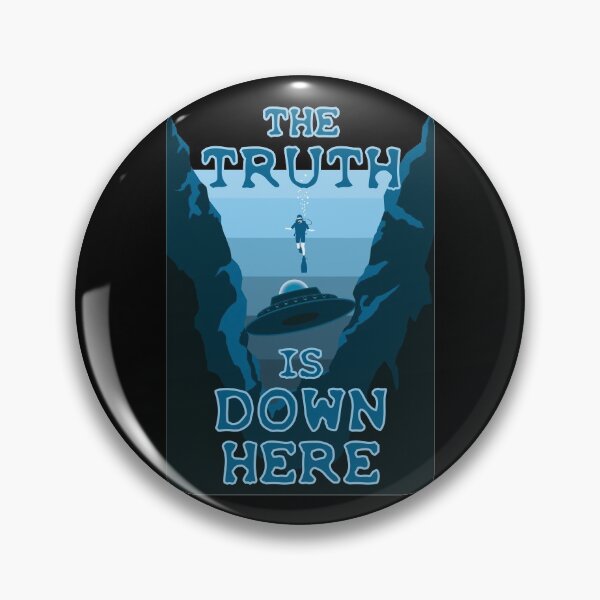 Item preview, The Truth Is Down Here - UFO and Cave Diving designed and sold by TMBTM.
