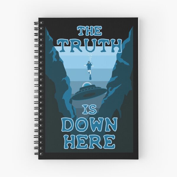 Item preview, The Truth Is Down Here - UFO and Cave Diving designed and sold by TMBTM.