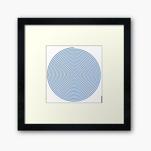 Spiral Framed Art Print