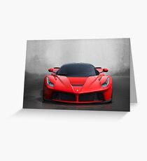 Ferrari Laferrari Greeting Card