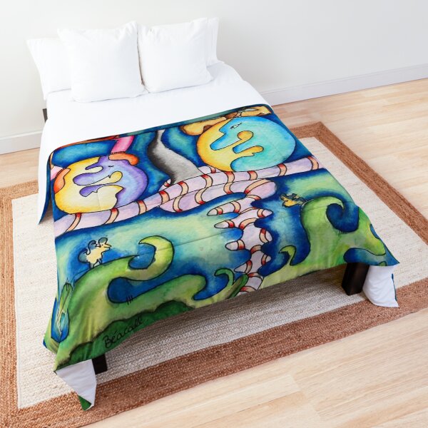 in search of balance Comforter