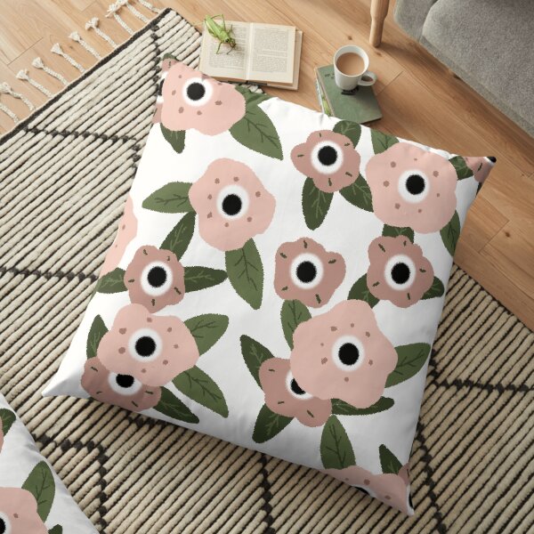 Garden flowers Floor Pillow