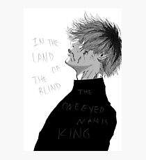 One Eyed King Photographic Print