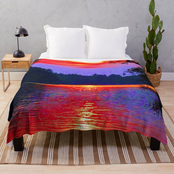 Item preview, Amazing Sunset Over the Lake designed and sold by fowons.