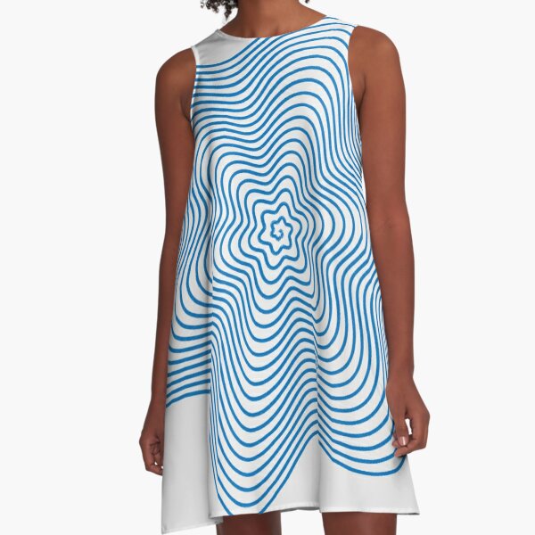 spiral  A-Line Dress
