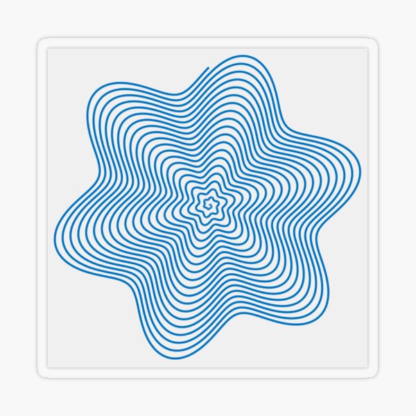 spiral  Transparent Sticker