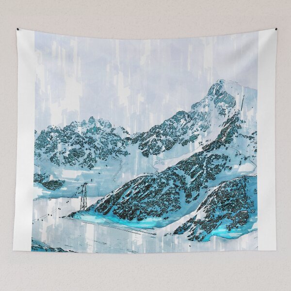 Item preview, Austria Alps Abstract. For Mountain Lovers.  designed and sold by ColortrixArt.