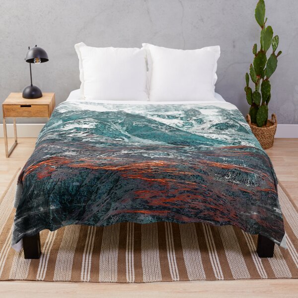 Item preview, Abstract Fiery Mountain Switzerland. For Mountain Lovers. designed and sold by ColortrixArt.