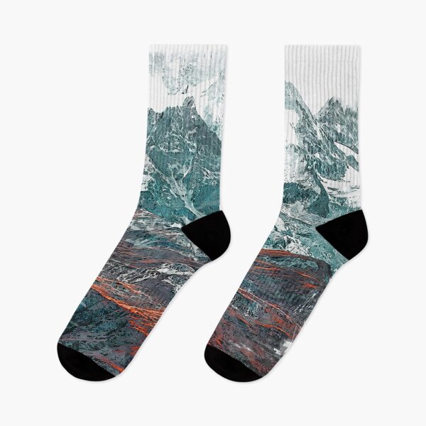 Item preview, Abstract Fiery Mountain Switzerland. For Mountain Lovers. designed and sold by ColortrixArt.