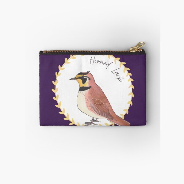 Item preview, Horned Lark bird species bird art logo designed and sold by TheWaterBirds.