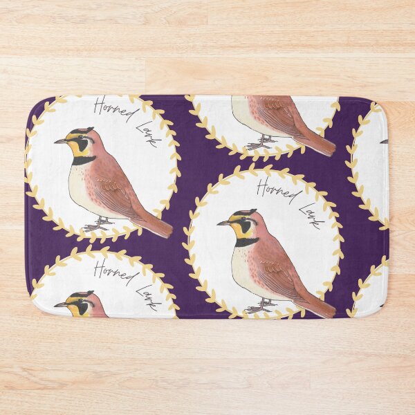 Item preview, Horned Lark bird species bird art logo designed and sold by TheWaterBirds.