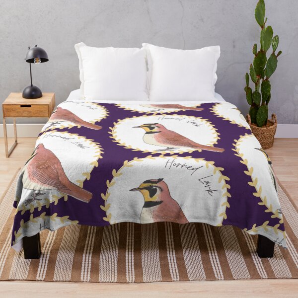Item preview, Horned Lark bird species bird art logo designed and sold by TheWaterBirds.