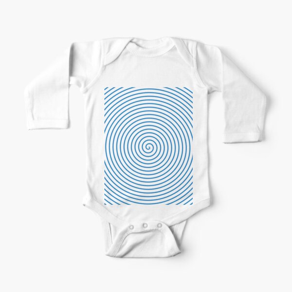 spiral  Long Sleeve Baby One-Piece