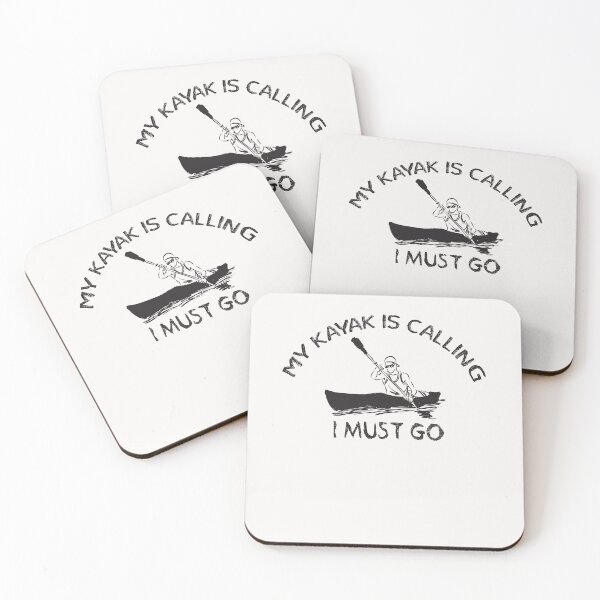 Item preview, My kayak is calling I must go - Funny - I love Kayaking  designed and sold by Hannah  Pillic.