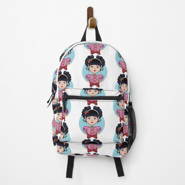 Item preview, Girl with curly black hair and bow. Ideal for educational and institutional materials designed and sold by LucianoCosmo.