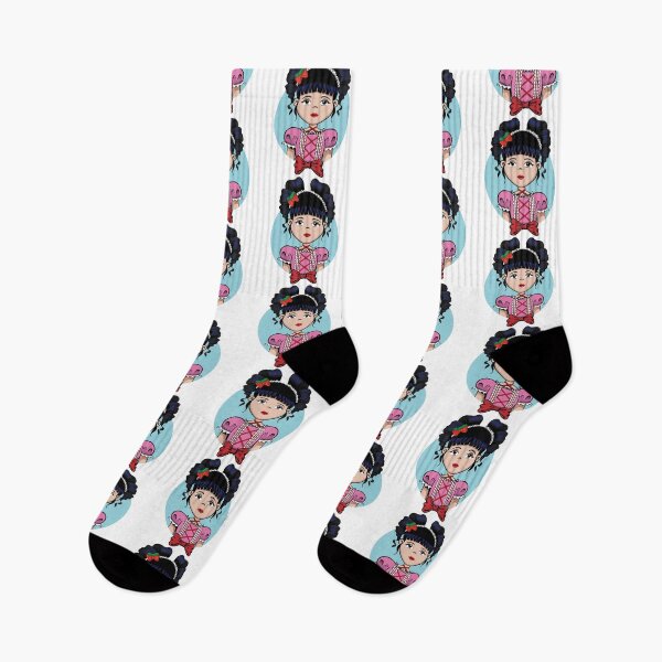Item preview, Girl with curly black hair and bow. Ideal for educational and institutional materials designed and sold by LucianoCosmo.