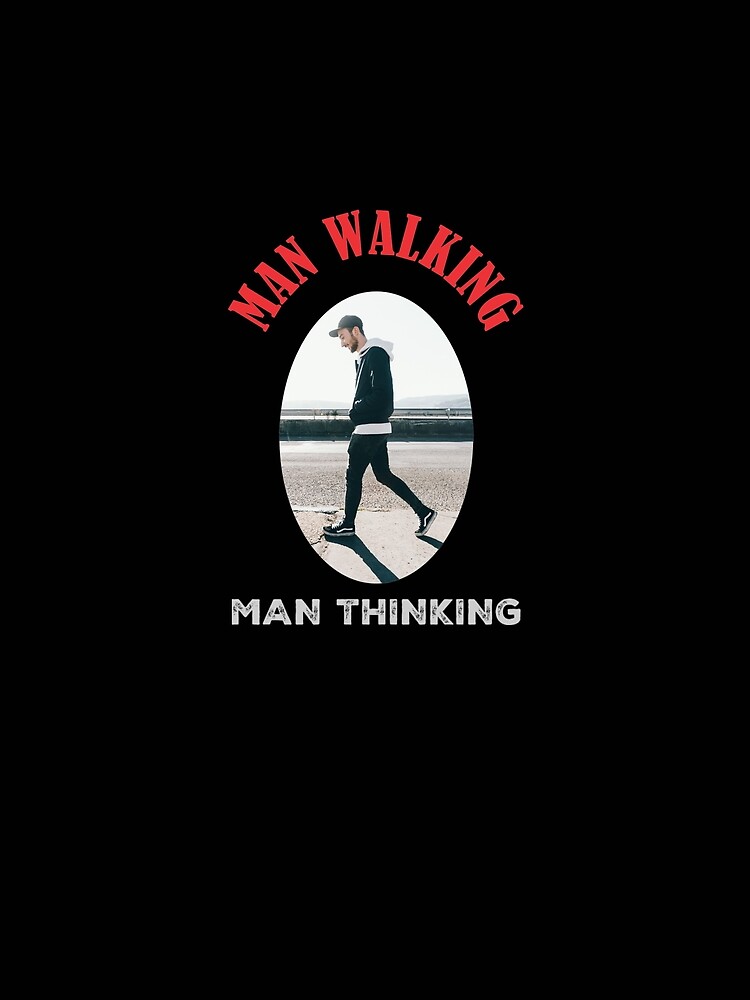 Thumbnail 5 of 5, Graphic T-Shirt, WALKING MAN designed and sold by JeanJohnJohn.