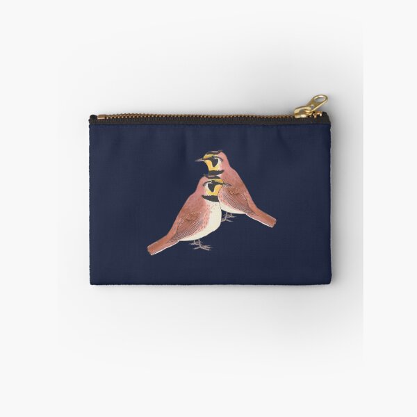 Item preview, Horned Lark bird watercolor art illustration designed and sold by TheWaterBirds.