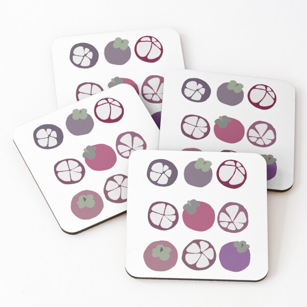 Item preview, mangosteen fruit pattern designed and sold by cecilysesame.