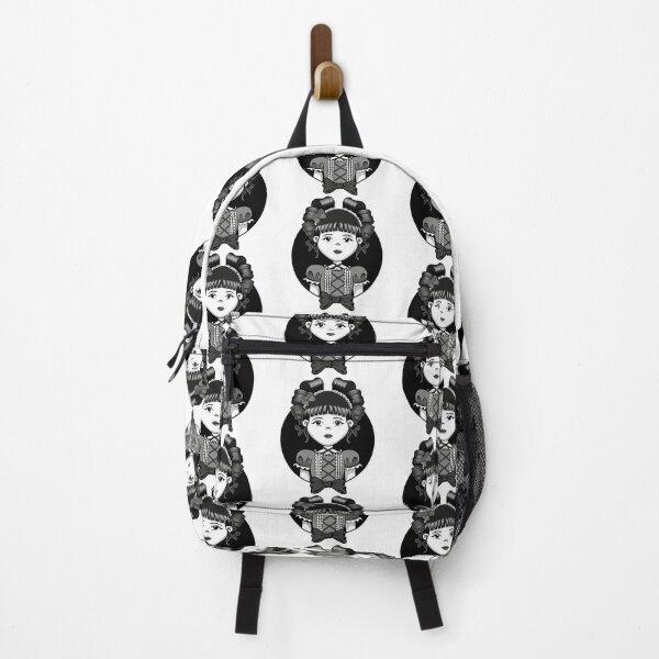 Item preview, Girl with curly black hair and bow. Ideal for educational and institutional materials designed and sold by LucianoCosmo.