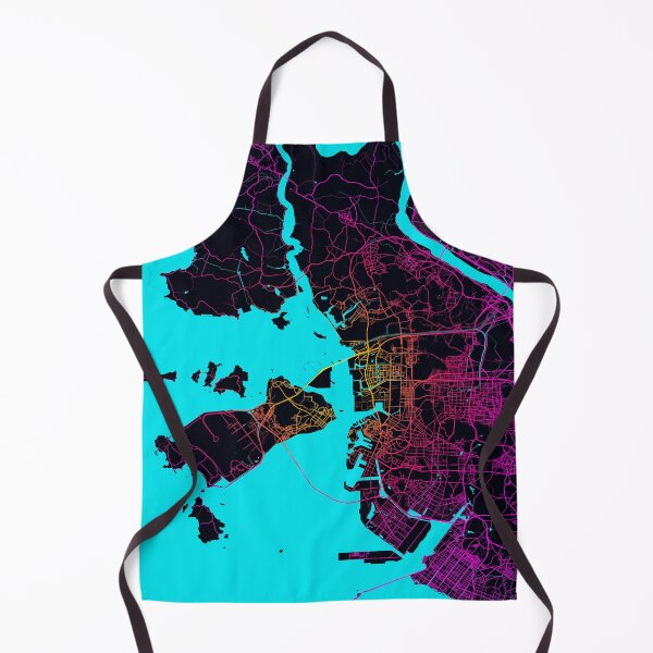Item preview, Incheon City Map of South Korea - Neon designed and sold by deMAP.