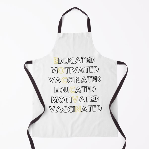 Item preview, Educated motivated vaccinated designed and sold by cute105.