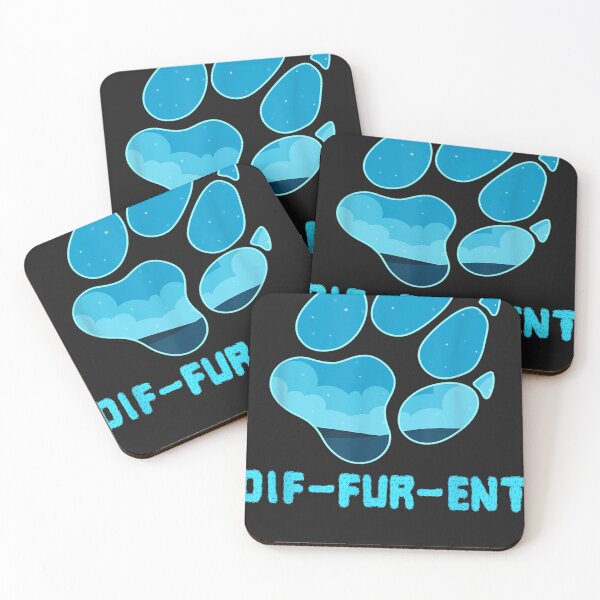 Item preview, Furry Dif Fur Ent Wolf Dog Paw designed and sold by SharonBender.