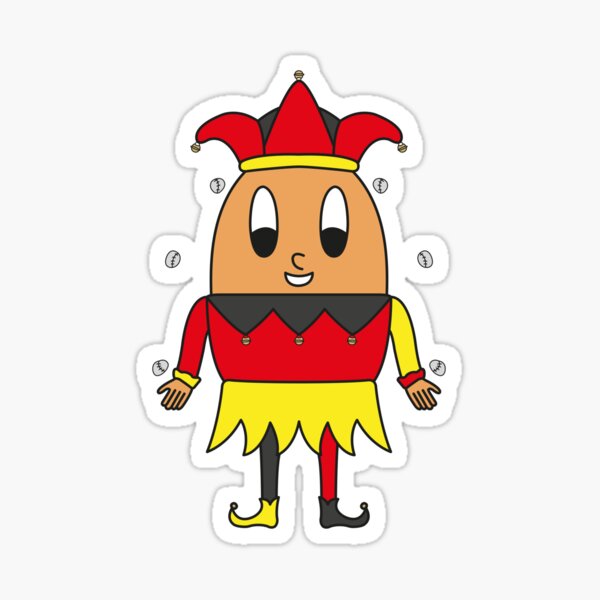 Jester Egg Sticker