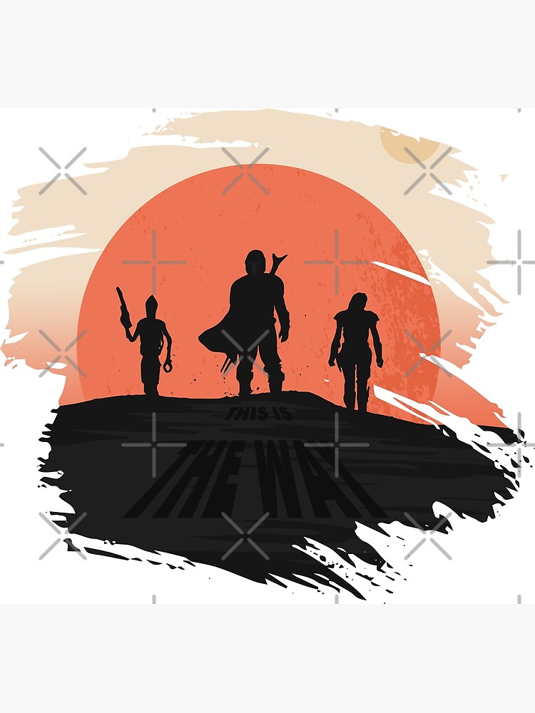 "Din djarin ( aka Mando ) with Cara Dun and ig11 on Tatooine this is