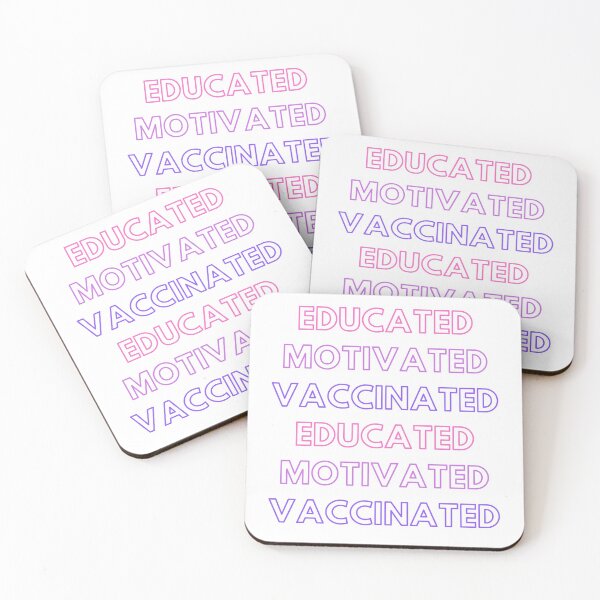 Item preview,  Educated motivated vaccinated 2 designed and sold by cute105.