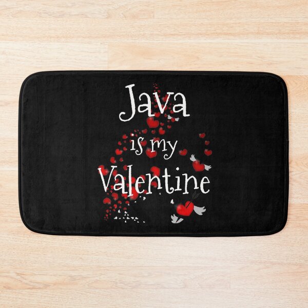 Item preview, Java is My Valentine - Funny Anti Valentines Day Programmer Gift designed and sold by r-silver.