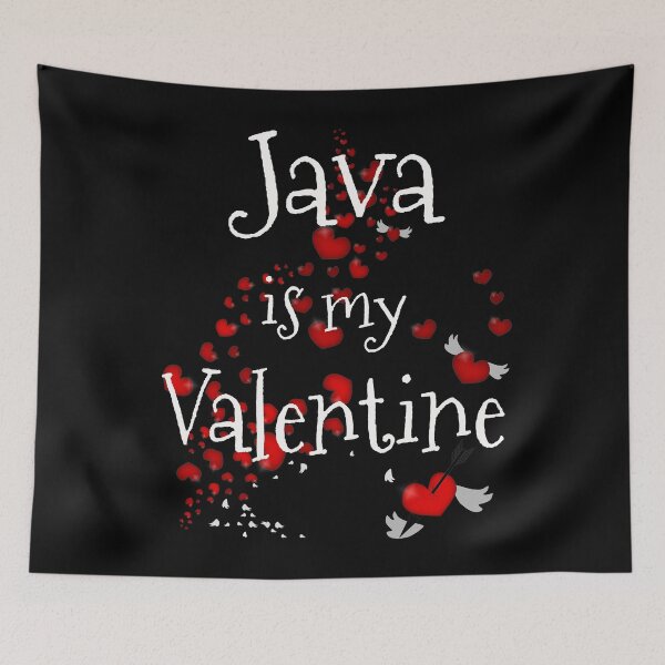 Item preview, Java is My Valentine - Funny Anti Valentines Day Programmer Gift designed and sold by r-silver.