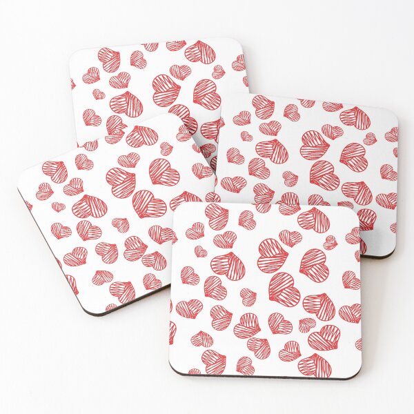 Item preview, Happy fun red hearts Valentine's Day designed and sold by RoguePixel.