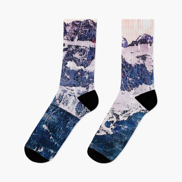 Item preview, Abstract Snowy Mountain Range. For Mountain Lovers. designed and sold by ColortrixArt.