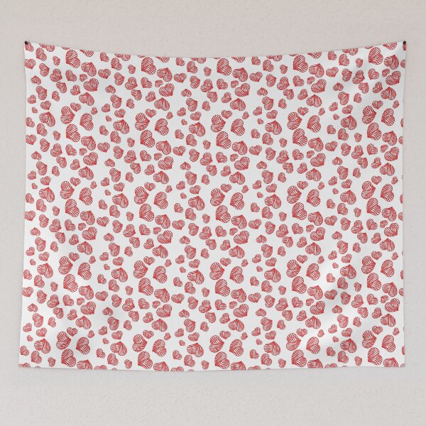 Item preview, Happy fun red hearts Valentine's Day designed and sold by RoguePixel.