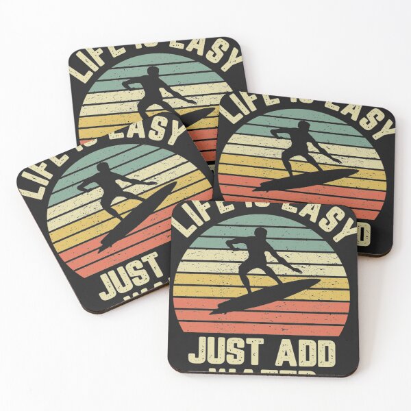 Item preview, Surfing Life is Easy Just Add Water Cool Surfer designed and sold by SharonBender.