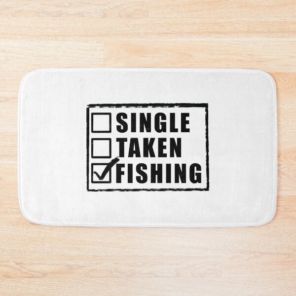 Item preview, Single Taken Fishing - White designed and sold by BusyMonkeys.