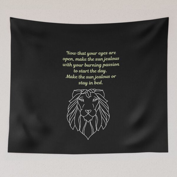 Item preview, Now that your eyes are open, make the sun jealous with your burning passion to start the day. Make the sun jealous or stay in bed. designed and sold by kocakashop.