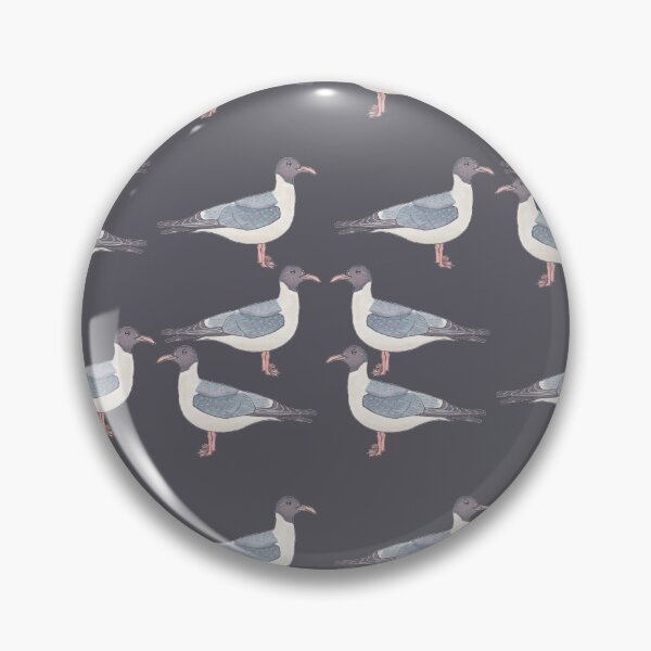 Item preview, Laughing Gull seagull bird pattern designed and sold by TheWaterBirds.