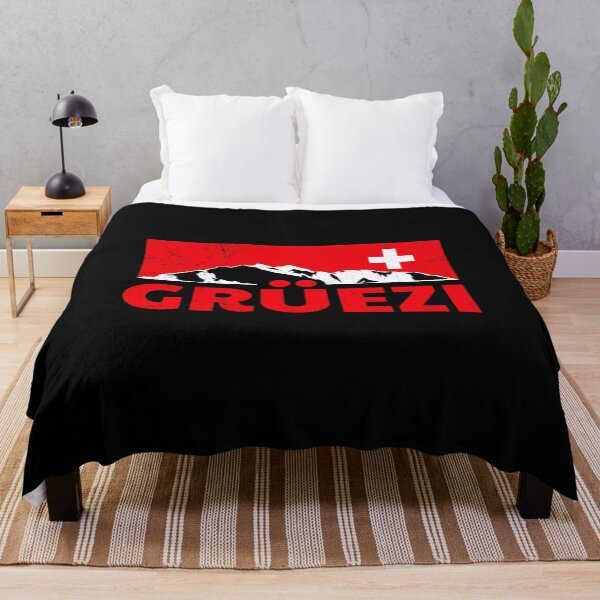 Item preview, Grüezi Greeting Swiss Swissland Alps Ski Gift Idea designed and sold by vicoli-shirts.