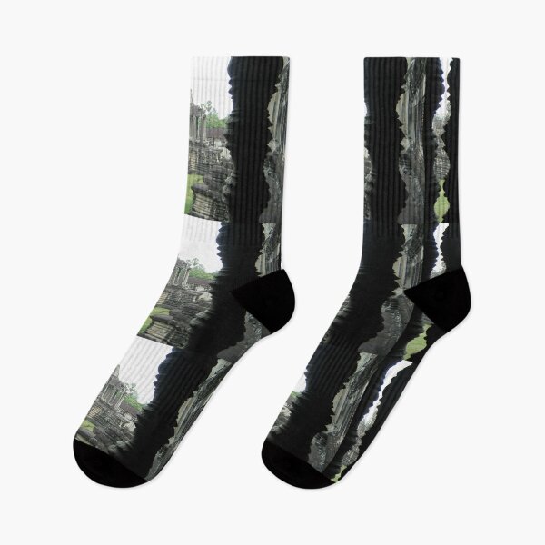 Item preview, Angkor Wat (Cambodia) View Of The Courtyard From The Temple designed and sold by BeatPoet.