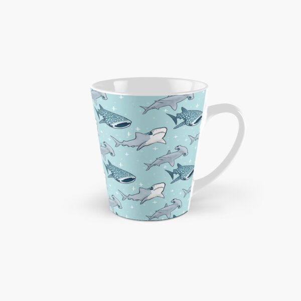 Shark Pattern Tall Mug