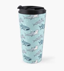 Taza de viaje Patrón de tiburón