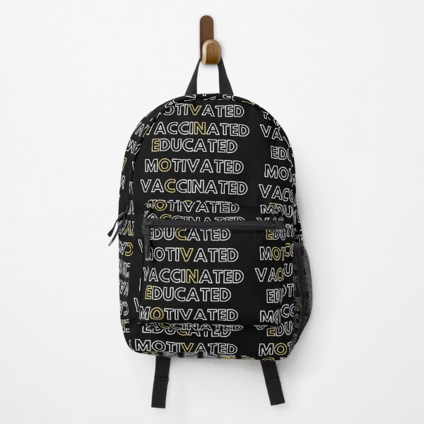 Item preview, Educated motivated vaccinated (black) designed and sold by cute105.