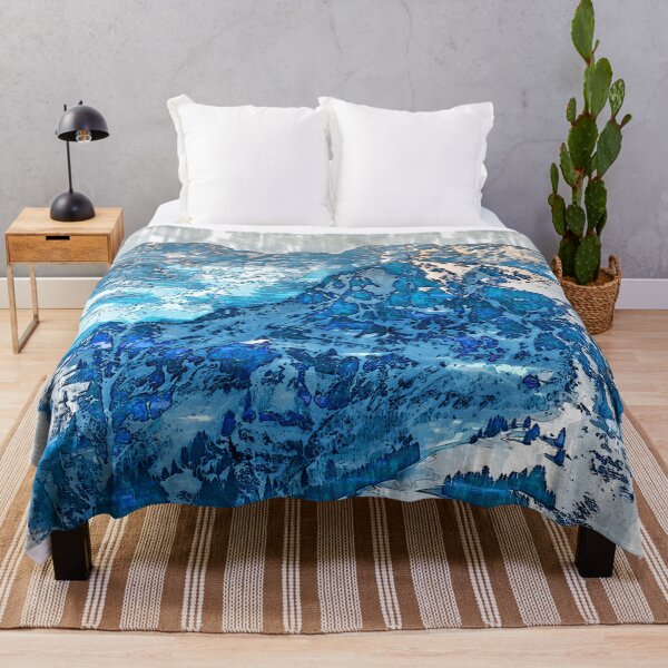 Item preview, Scenic Alps Austria Abstract Sketch. For Mountain Lovers. designed and sold by ColortrixArt.