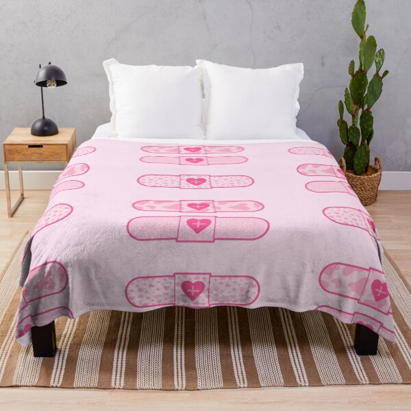 Item preview, kawaii/y2k plaster aesthetic design with medical hearts - sticker pack designed and sold by elizastreet.