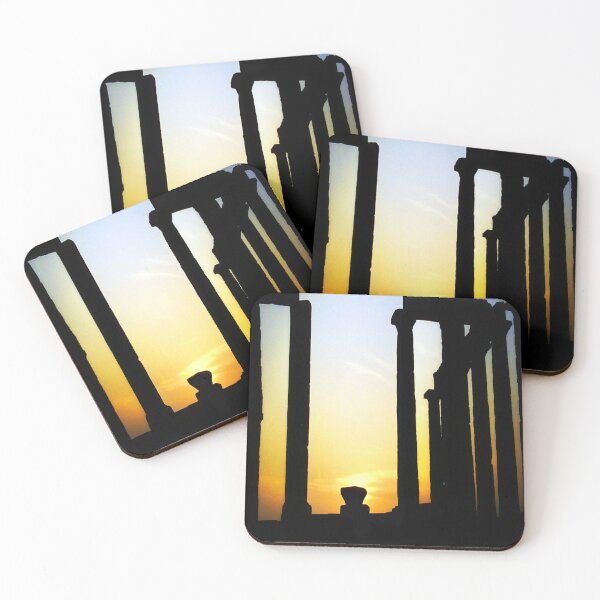 Item preview, Sunset behind Cape Sounion, Greece designed and sold by frankuffmann.