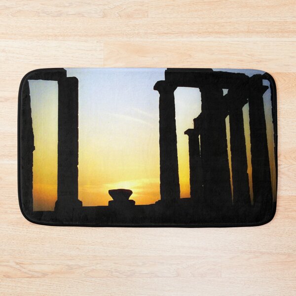 Aperçu de l'œuvre Coucher de soleil derrière le cap Sounion, Grèce créée et vendue par frankuffmann.
